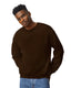 Gildan G180 - Unisex Heavy Blend���  50/50 Fleece Crew - Dark Chocolate