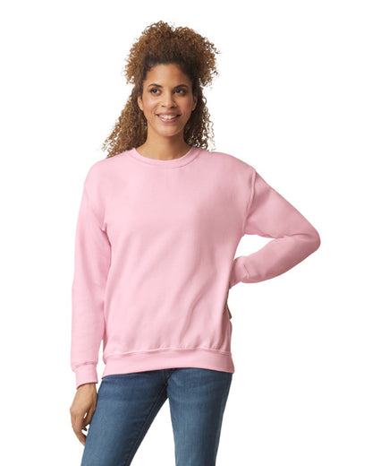 Unisex Heavy Blend���  50/50 Fleece Crew - Light Pink