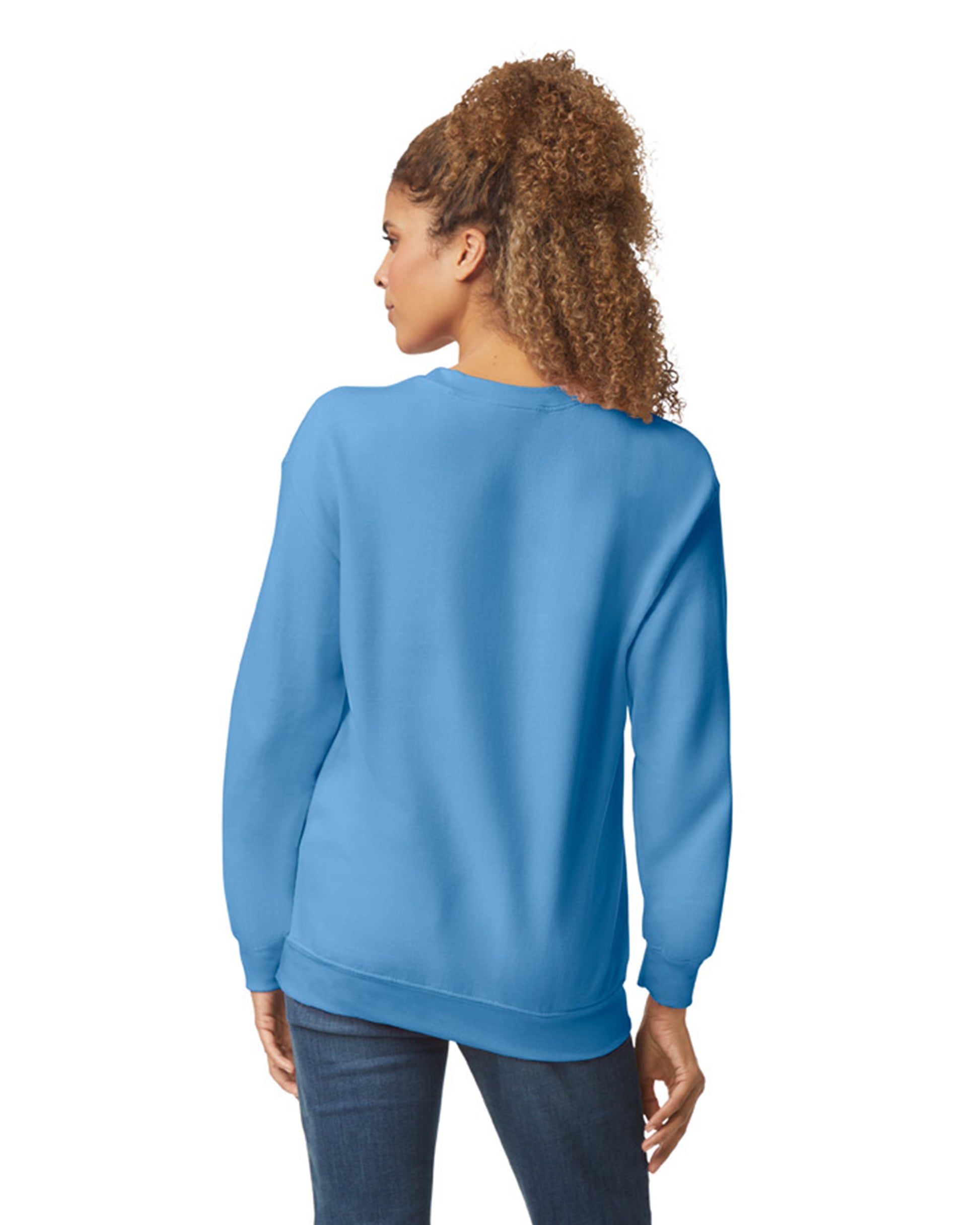 Unisex Heavy Blend���  50/50 Fleece Crew - Carolina Blue
