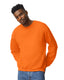 Gildan G180 - Unisex Heavy Blend���  50/50 Fleece Crew - High Viz Safety Orange