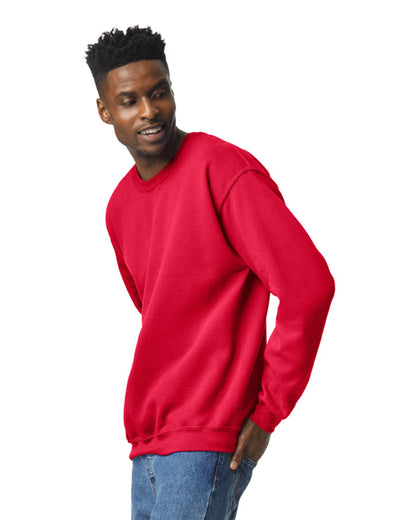 Unisex Heavy Blend���  50/50 Fleece Crew - Red