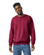 Gildan G180 - Unisex Heavy Blend���  50/50 Fleece Crew - Garnet
