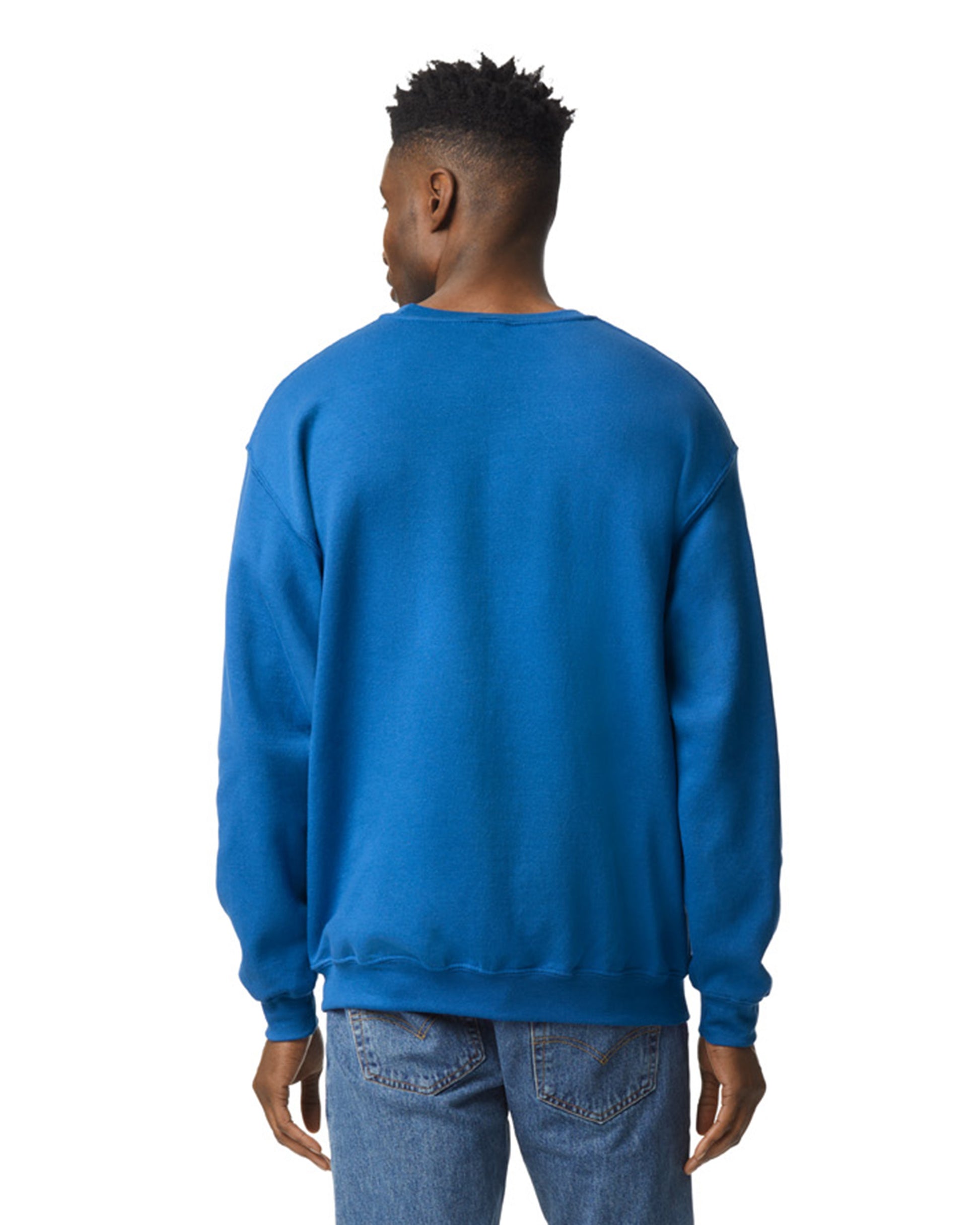 Unisex Heavy Blend���  50/50 Fleece Crew - Royal