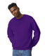 Gildan G180 - Unisex Heavy Blend���  50/50 Fleece Crew - Purple