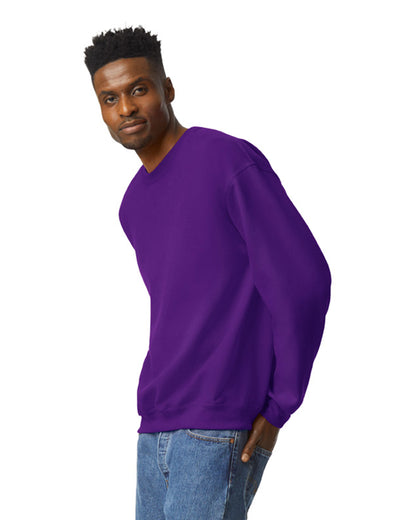 Unisex Heavy Blend���  50/50 Fleece Crew - Purple