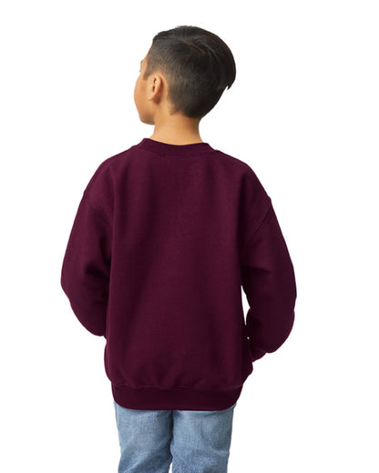 Youth Heavy Blend��� 50/50 Fleece Crew - Maroon
