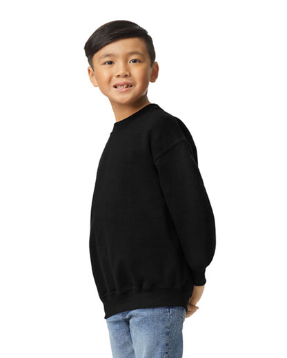 Youth Heavy Blend��� 50/50 Fleece Crew - Black