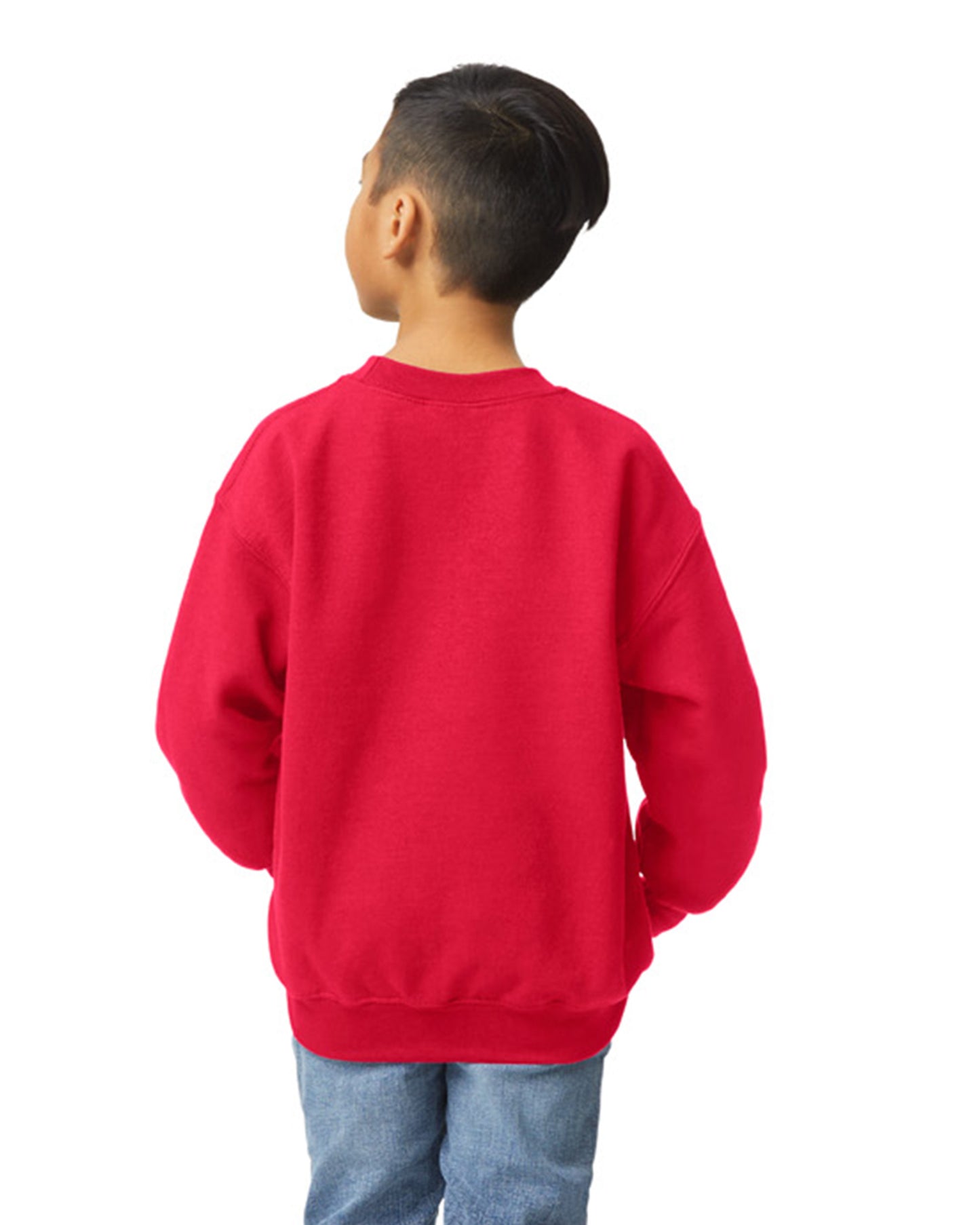 Youth Heavy Blend��� 50/50 Fleece Crew - Red