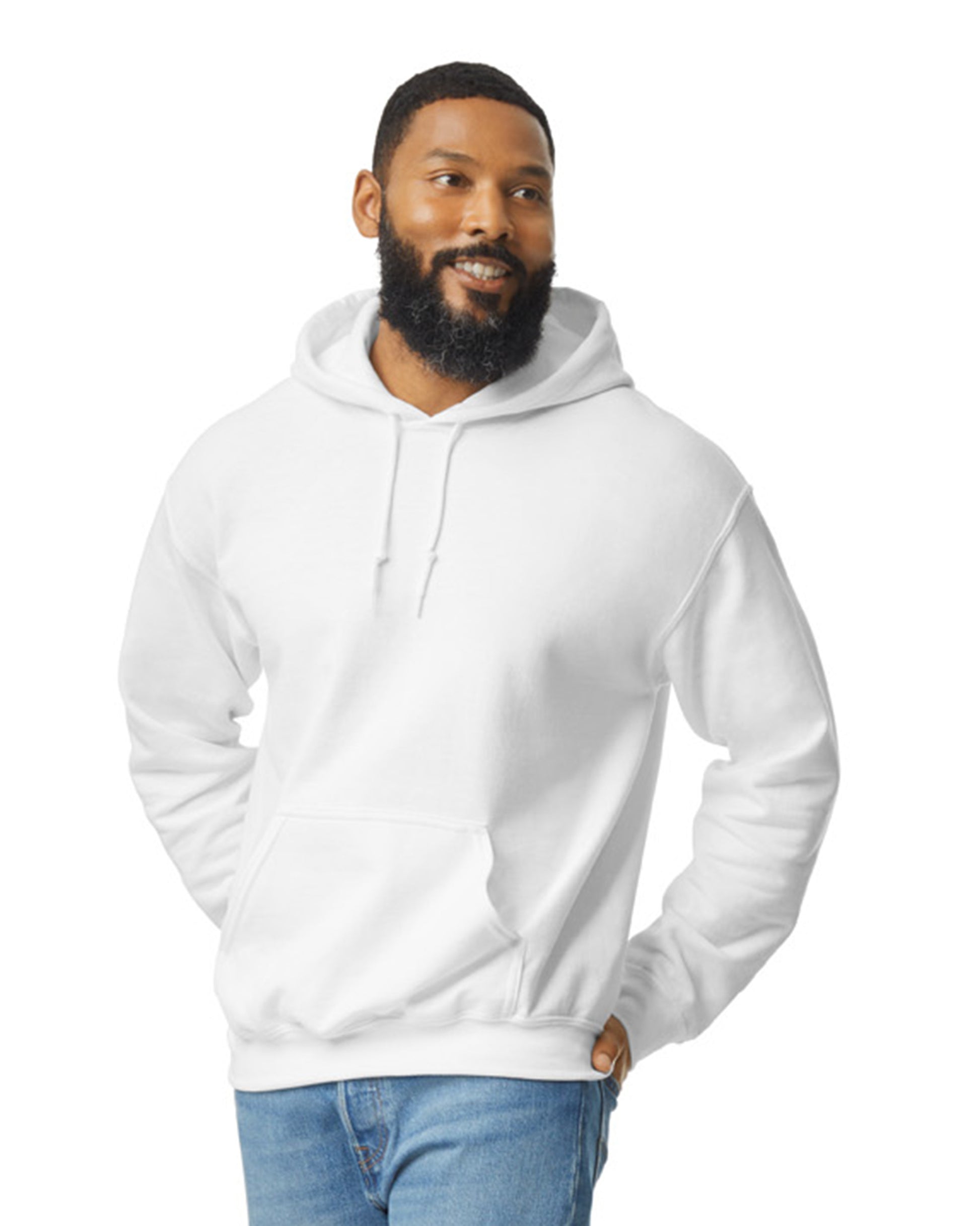 Unisex Heavy Blend��� 50/50 Hoodie - White