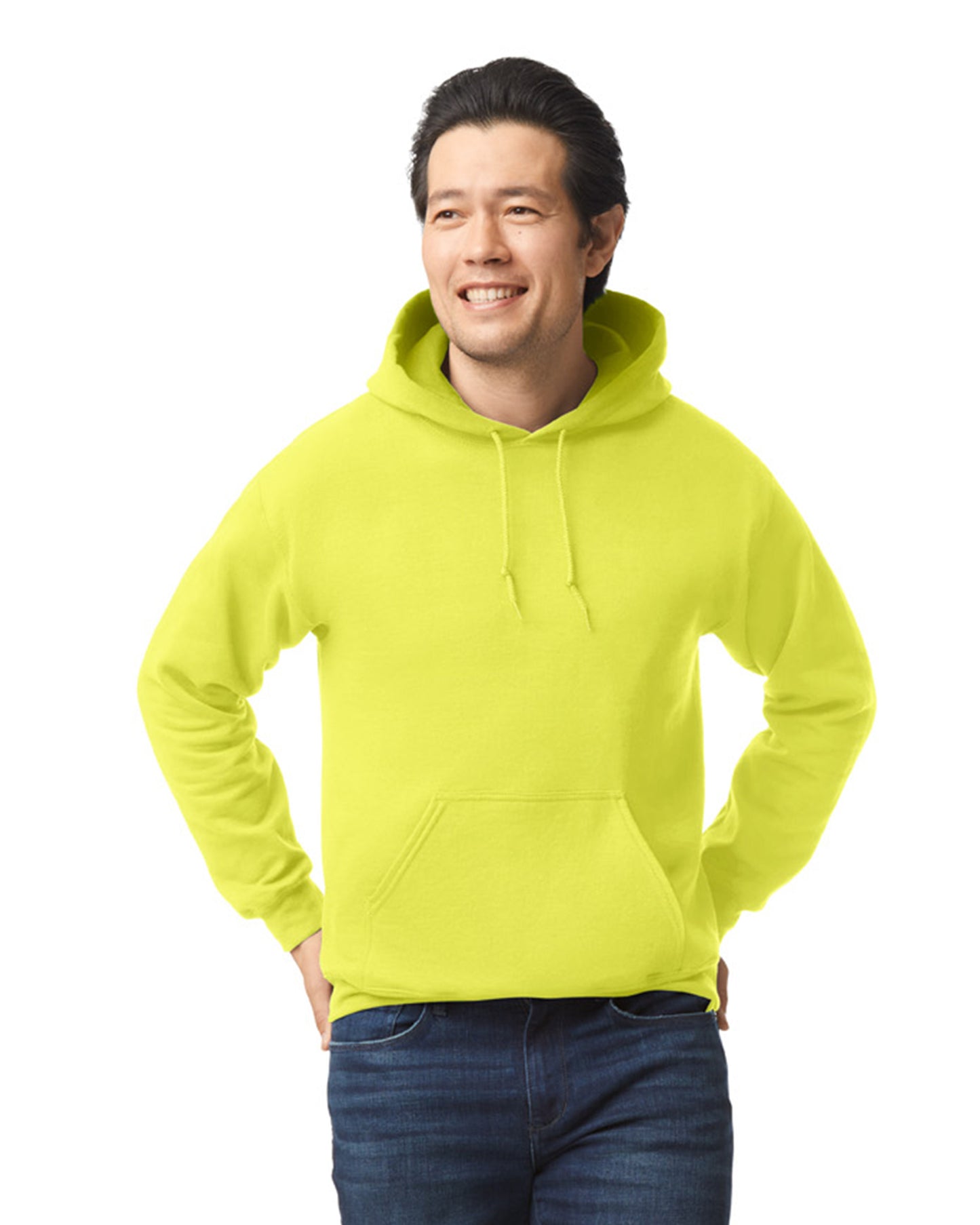 Unisex Heavy Blend��� 50/50 Hoodie - High Viz Safety Green