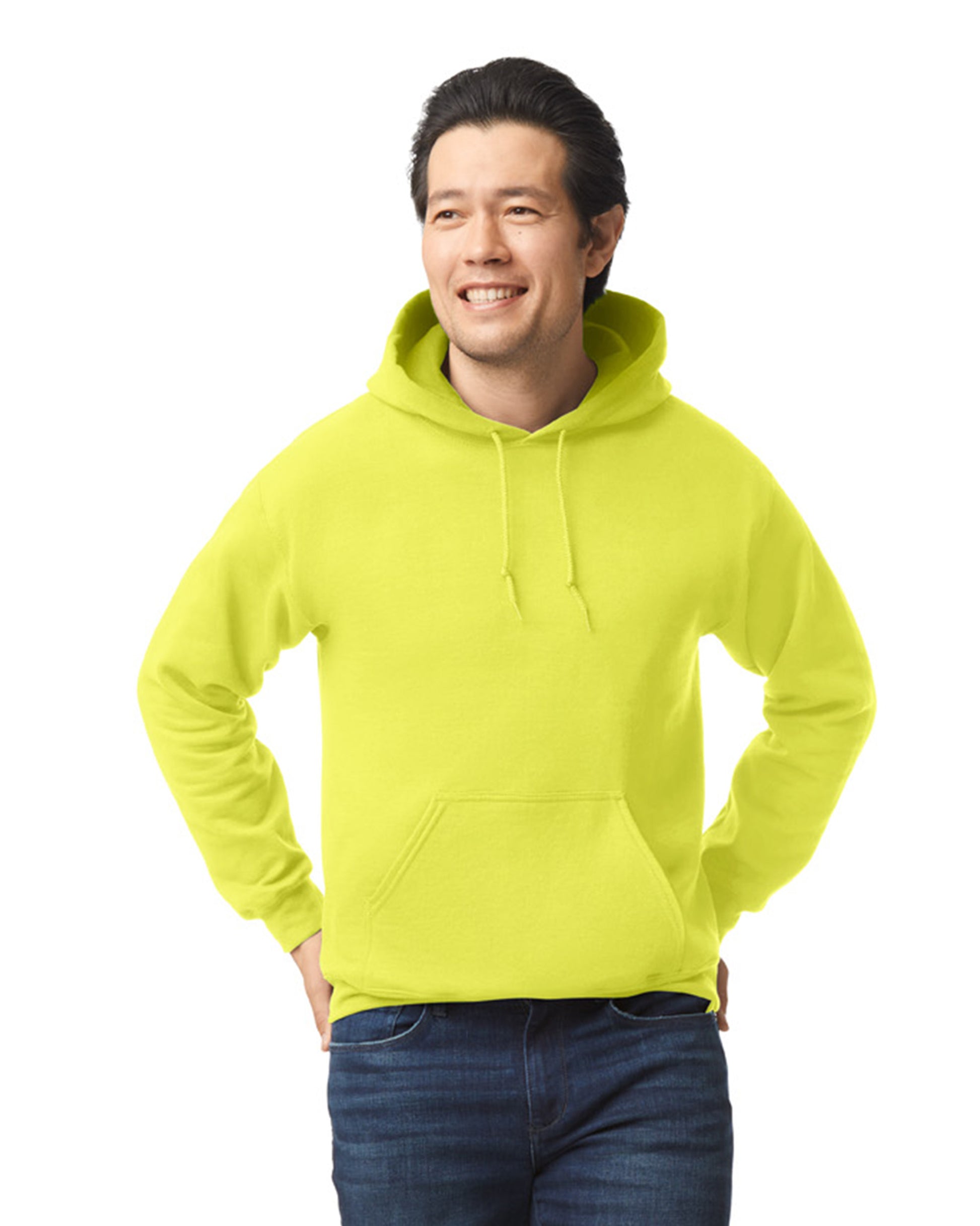 Unisex Heavy Blend��� 50/50 Hoodie - High Viz Safety Green
