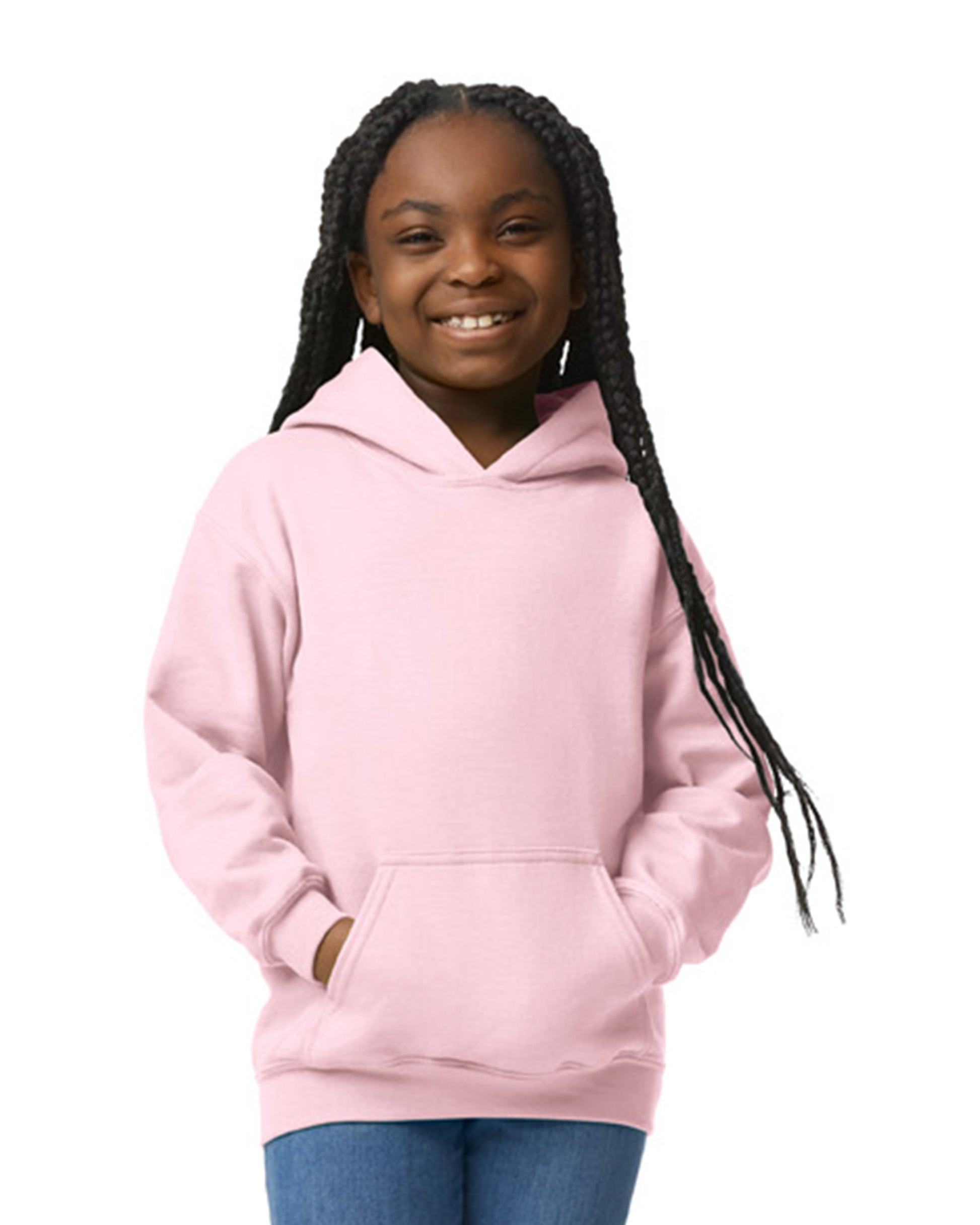 Youth Heavy Blend™ 50/50 Hoodie - Light Pink