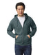 Gildan G186 - Unisex Heavy Blend™  50/50 Full-Zip Hoodie - Dark Heather