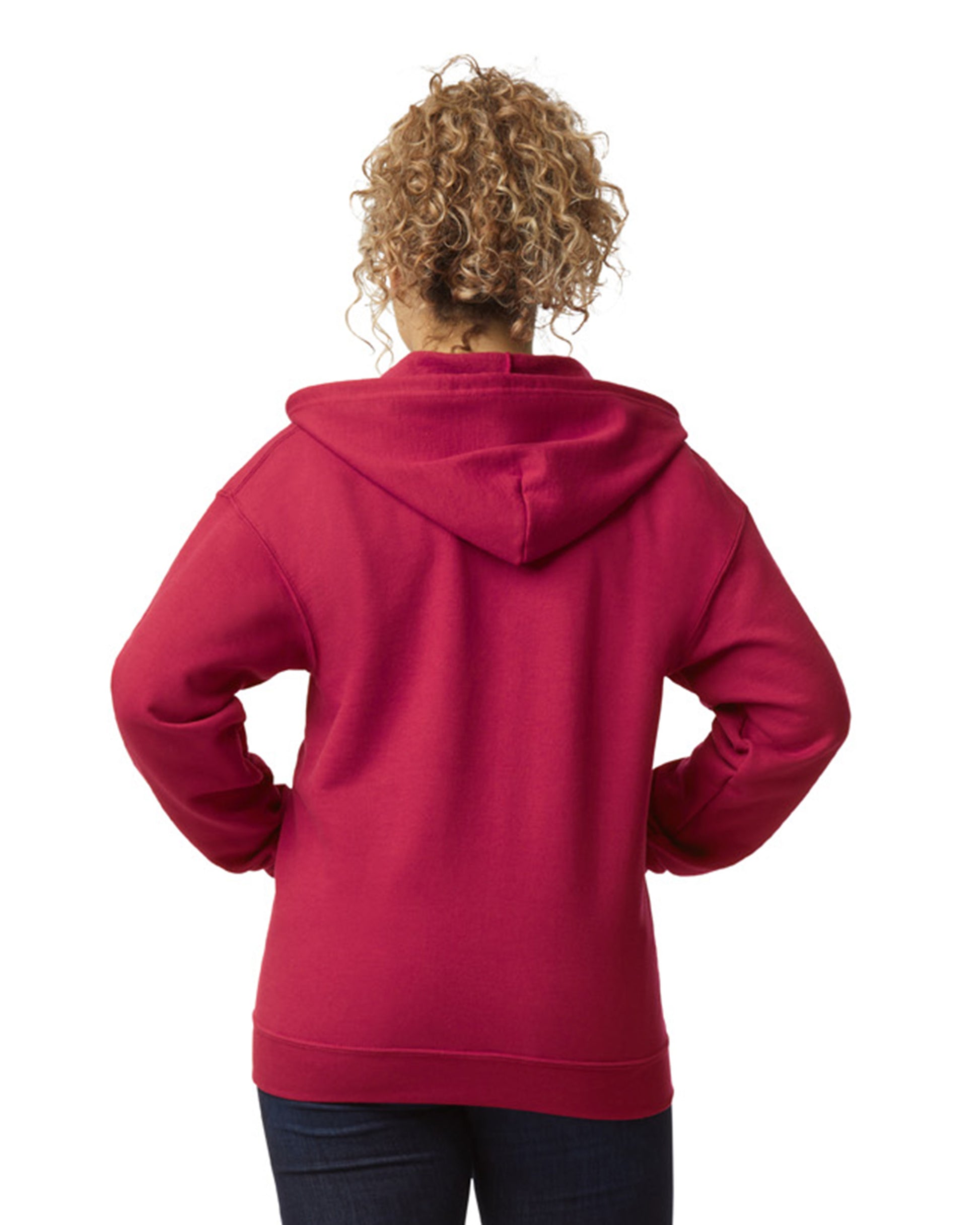 Unisex Heavy Blend™  50/50 Full-Zip Hoodie - Cardinal Red