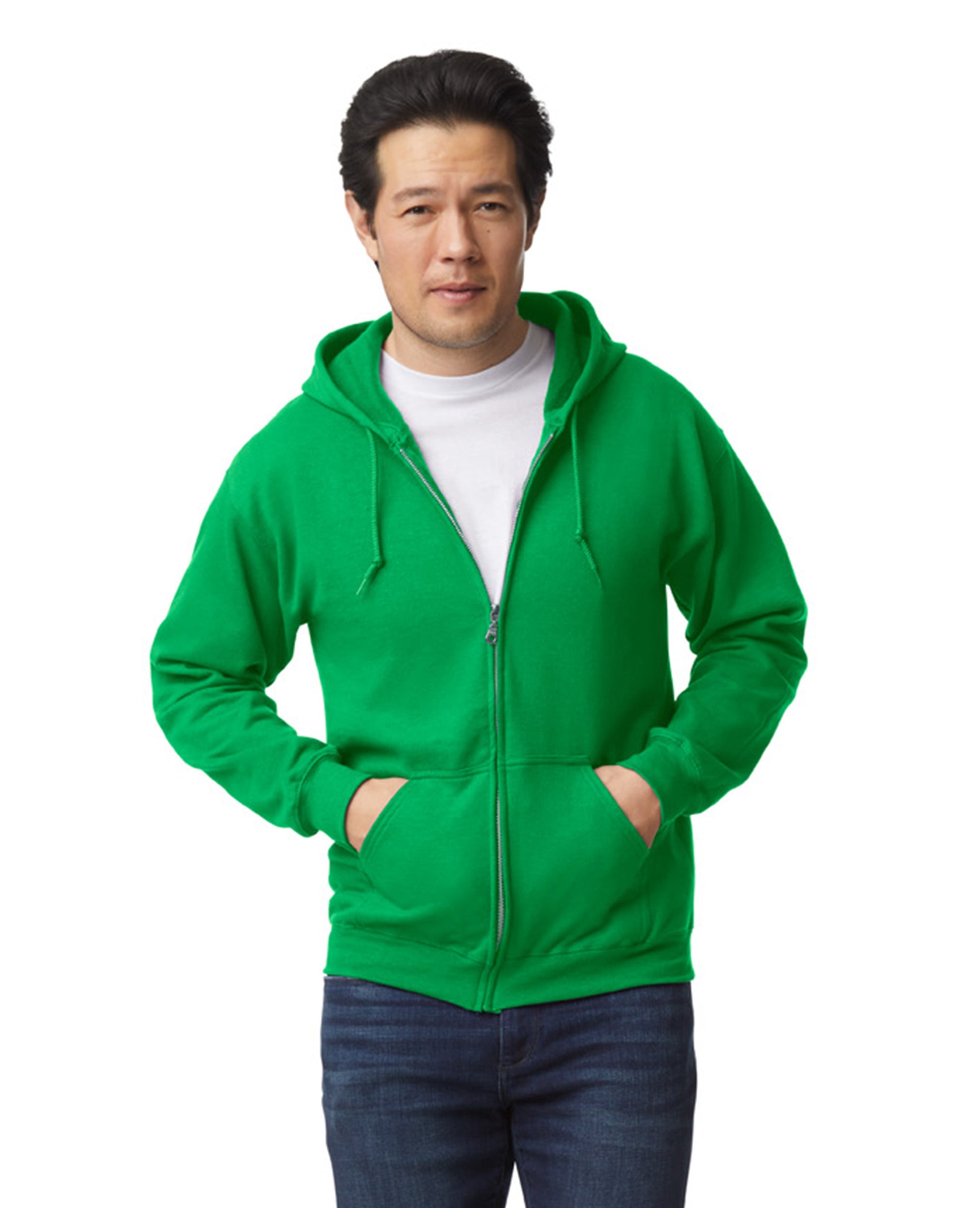 Unisex Heavy Blend™  50/50 Full-Zip Hoodie - Irish Green