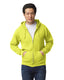 Gildan G186 - Unisex Heavy Blend™  50/50 Full-Zip Hoodie - High Viz Safety Green