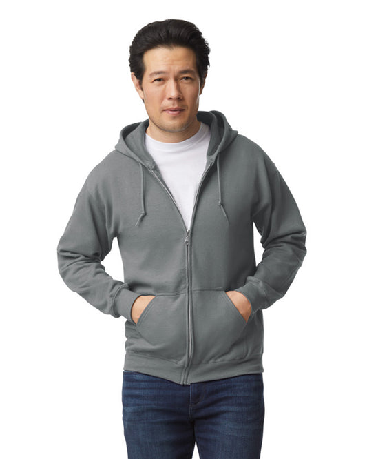 Unisex Heavy Blend™  50/50 Full-Zip Hoodie - Graphite Heather