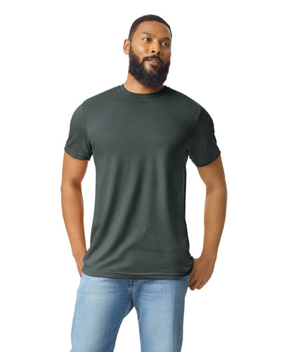 Unisex Softstyle CVC T-Shirt - Gunmetal
