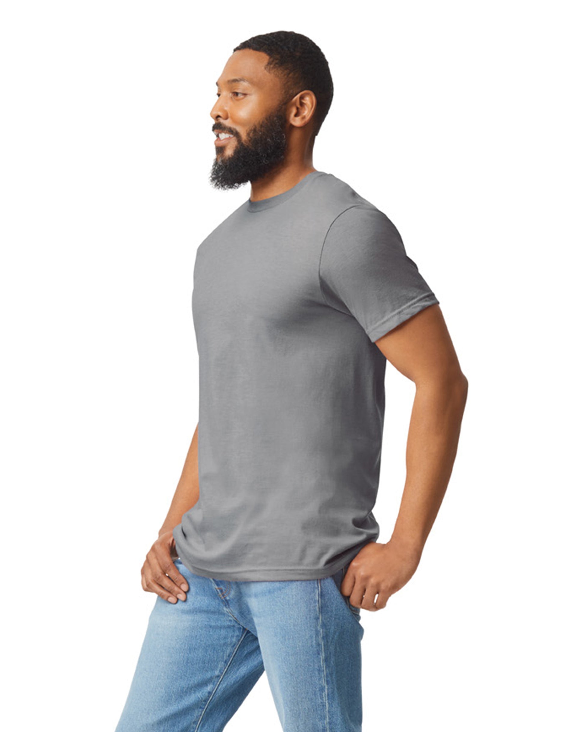 Unisex Softstyle CVC T-Shirt - Cement