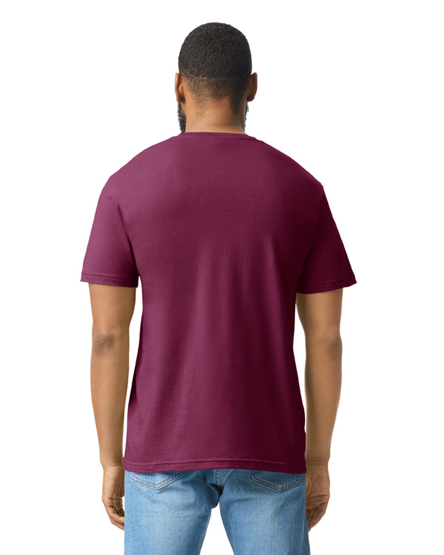 Unisex Softstyle CVC T-Shirt - Maroon Mist