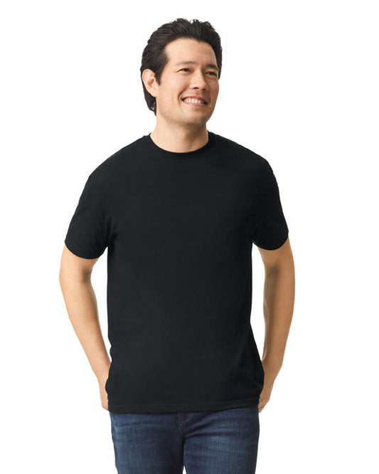 Unisex Softstyle CVC T-Shirt - Pitch Black