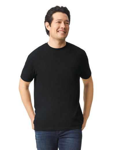 Unisex Softstyle CVC T-Shirt - Pitch Black