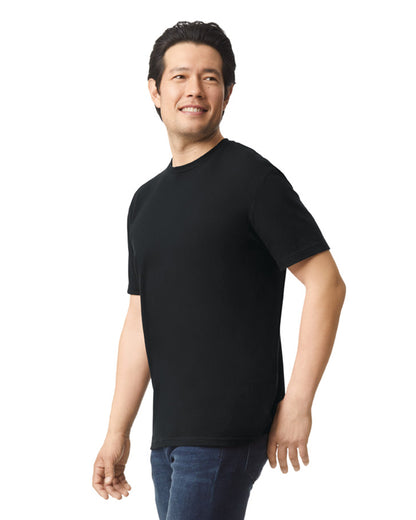 Unisex Softstyle CVC T-Shirt - Pitch Black
