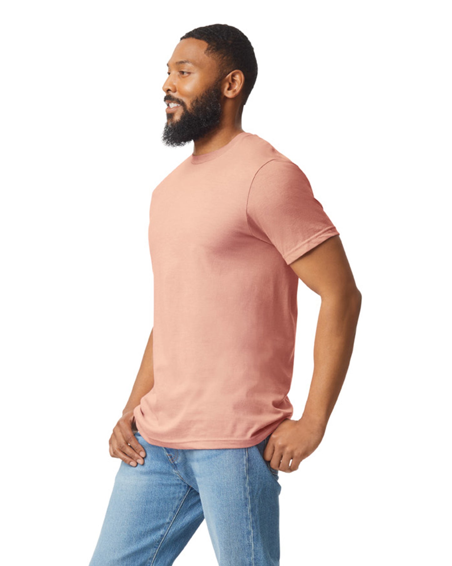 Unisex Softstyle CVC T-Shirt - Dusty Rose