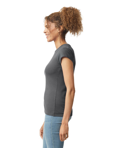 Women's Softstyle® Fitted T-Shirt - Charcoal
