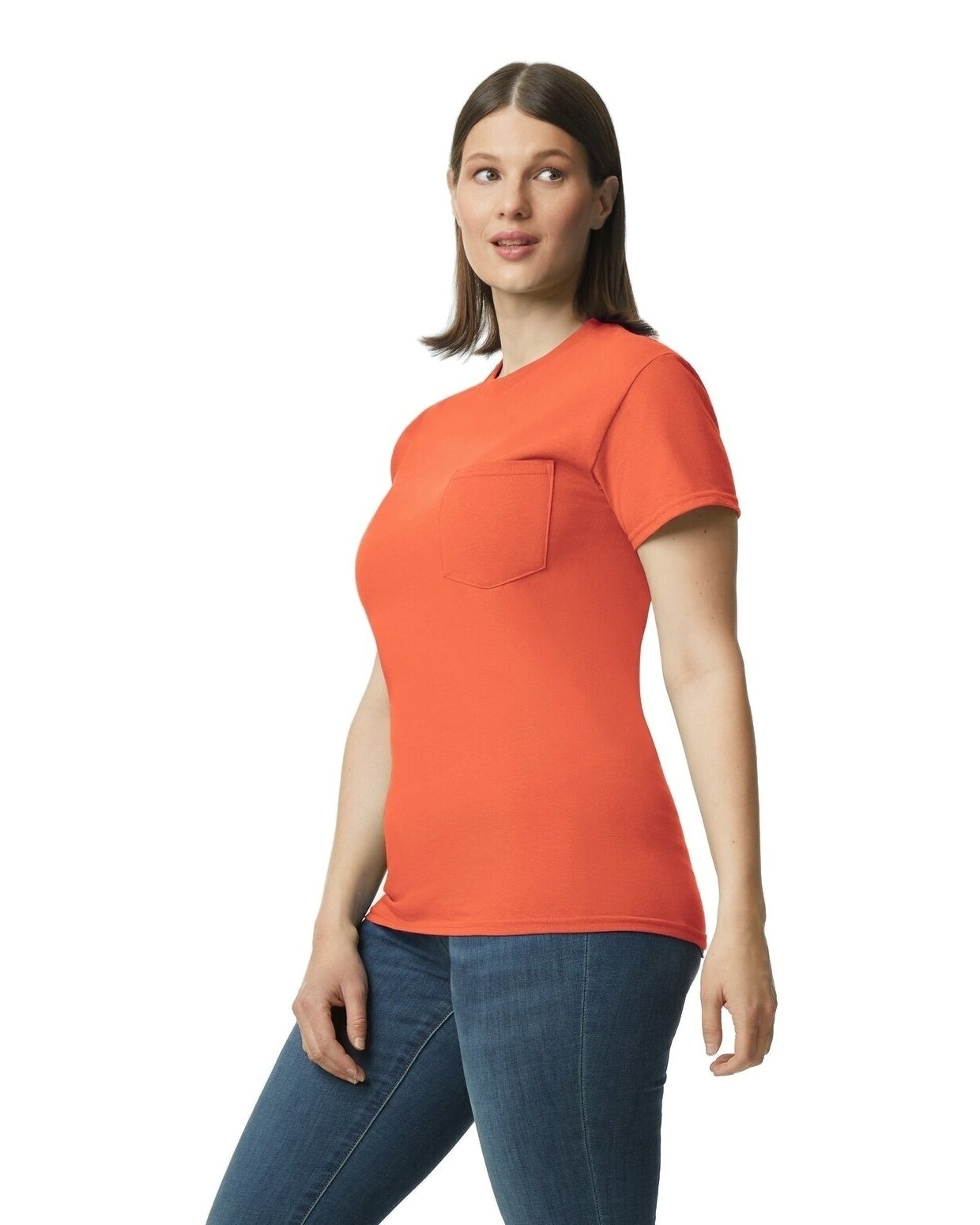 Unisex Heavy Cotton™ Pocket T-Shirt - Orange
