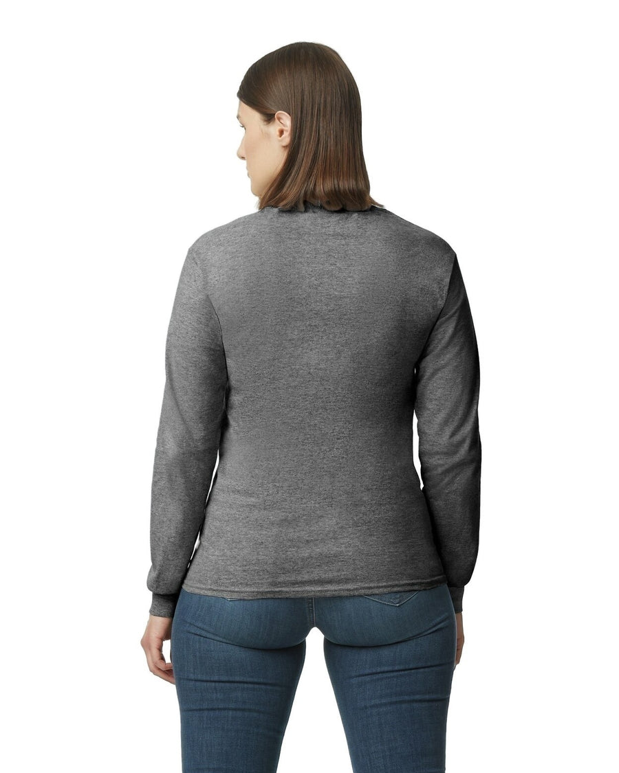 Unisex Heavy Cotton™ Long-Sleeve T-Shirt - Graphite Heather