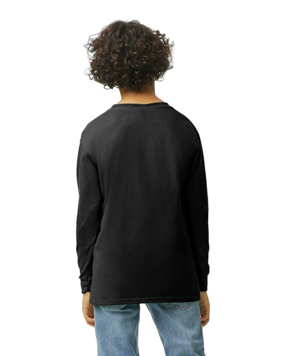 Youth Heavy Cotton™ Long-Sleeve T-Shirt - Black