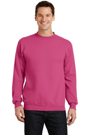 Unisex Core Fleece Crewneck Sweatshirt - Sangria