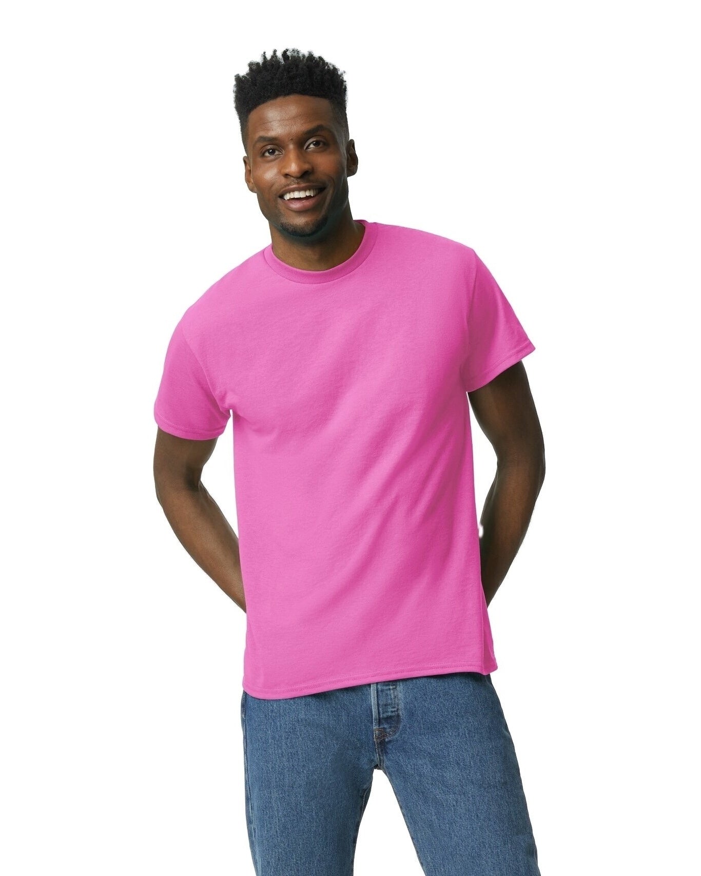 Unisex 50/50 T-Shirt - Azalea