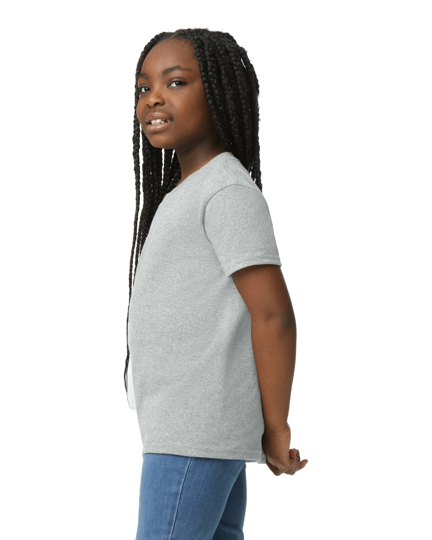 Youth 50/50 T-Shirt - Sport Gray