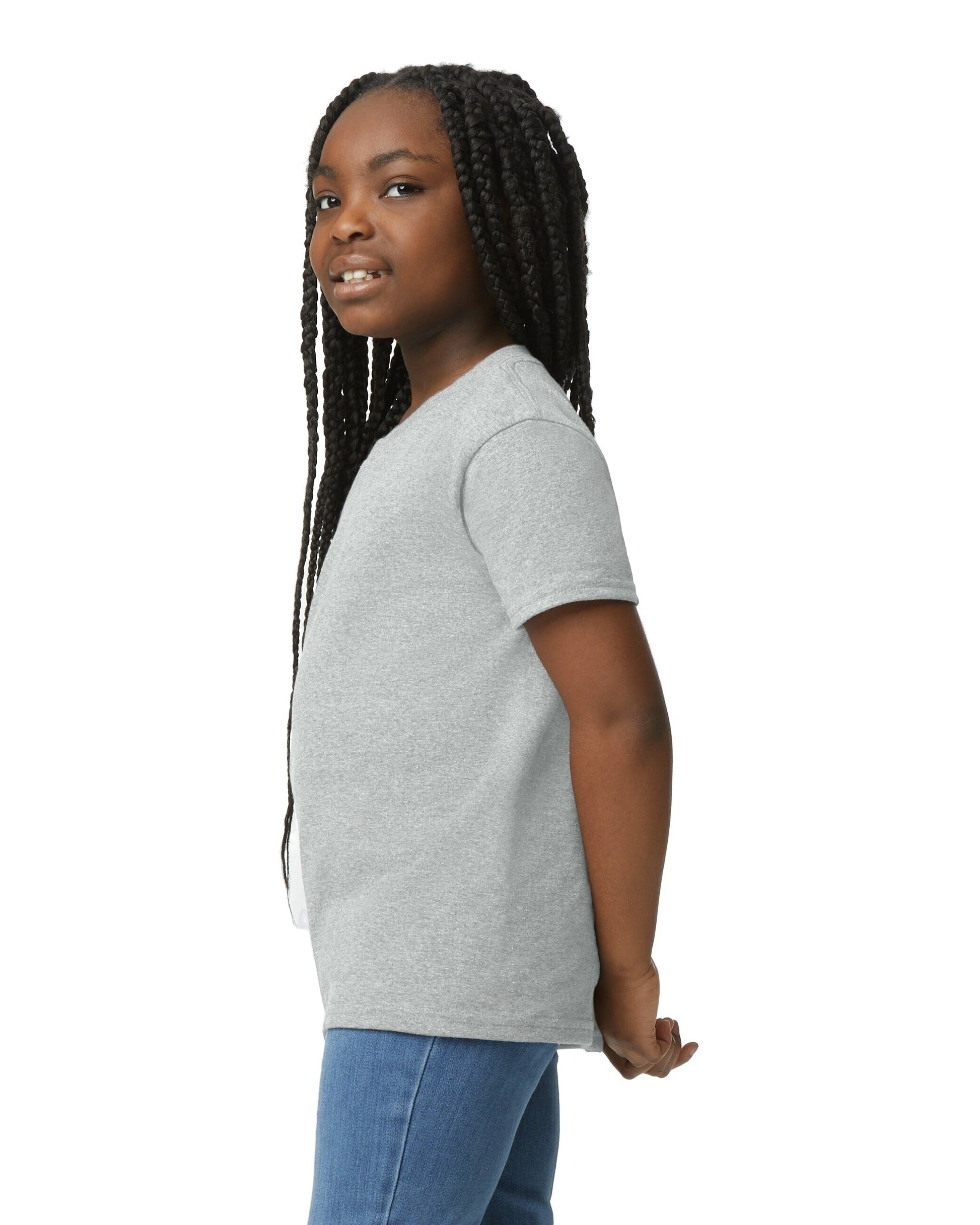 Youth 50/50 T-Shirt - Sport Gray