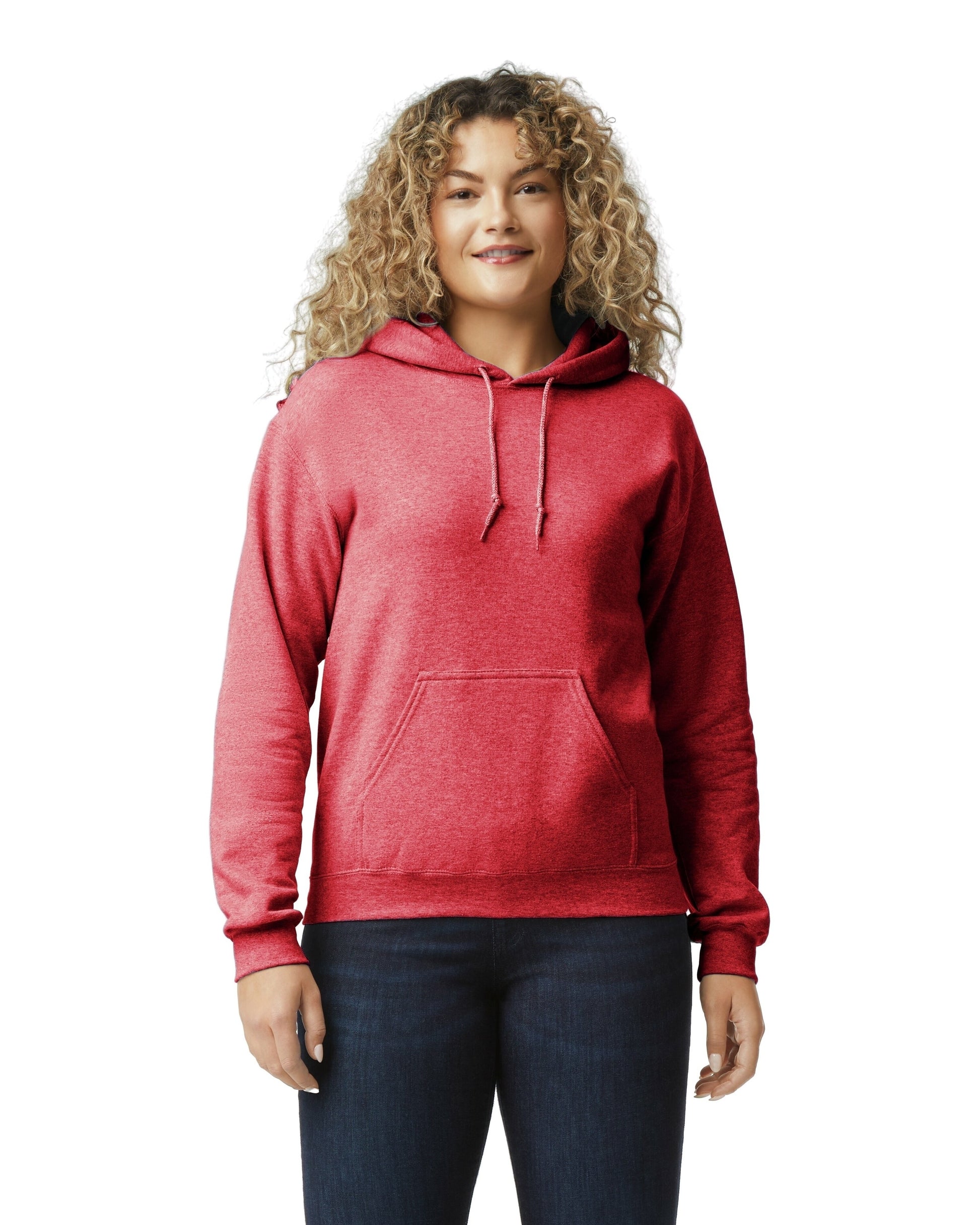 Unisex Heavy Blend��� 50/50 Hoodie - Heather Sport Scarlet Red