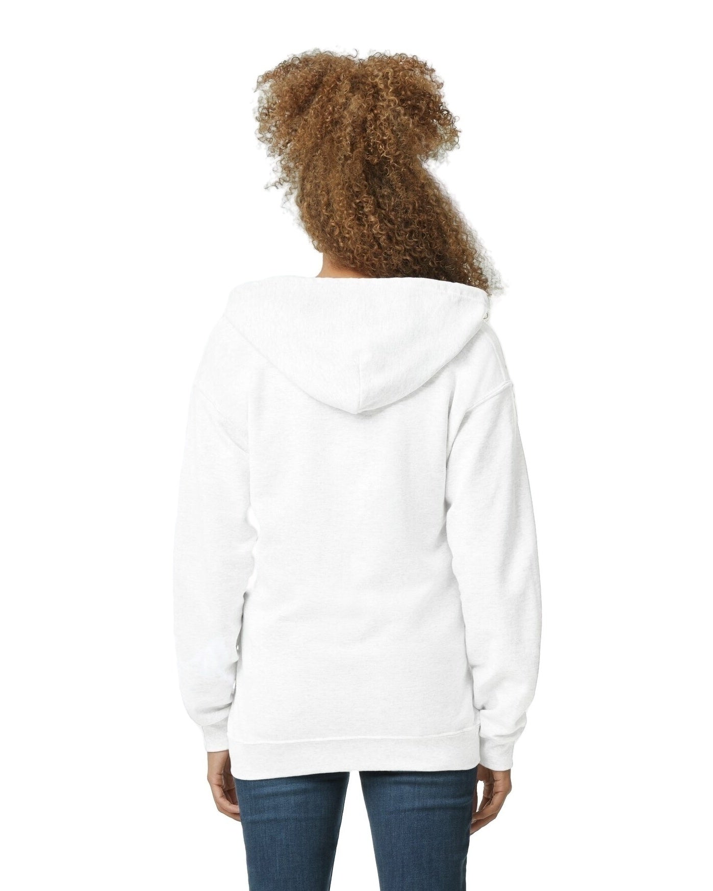 Unisex Heavy Blend™  50/50 Full-Zip Hoodie - White