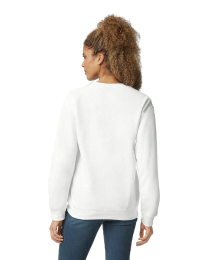 Unisex Heavy Blend���  50/50 Fleece Crew - White