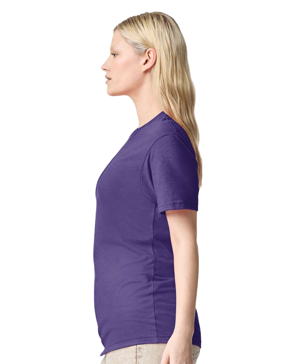 Unisex CVC T-Shirt - Heather Purple
