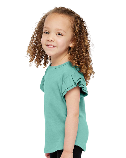 Toddler Flutter Sleeve T-Shirt - Saltwater