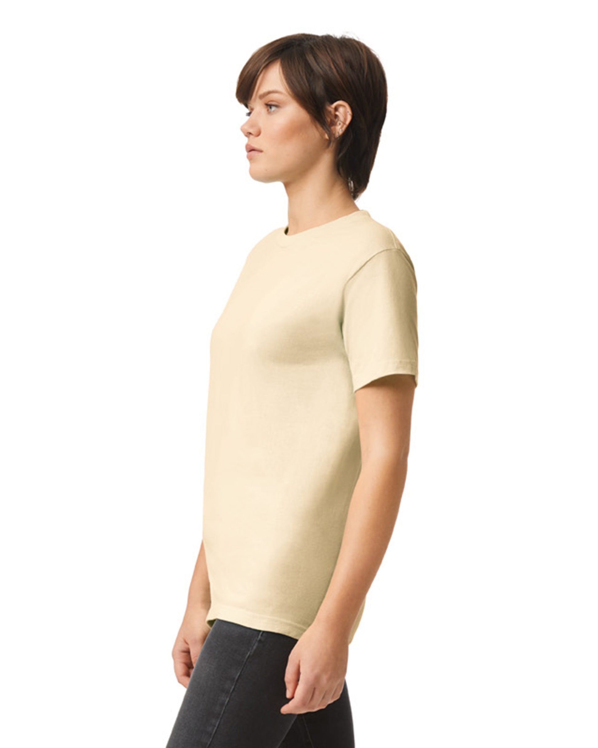Unisex Heavyweight Cotton T-shirt - Cream