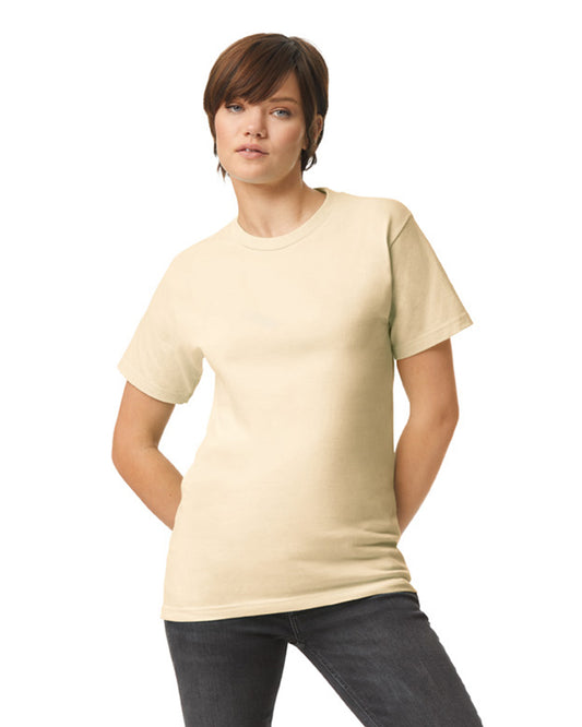 Unisex Heavyweight Cotton T-shirt - Cream