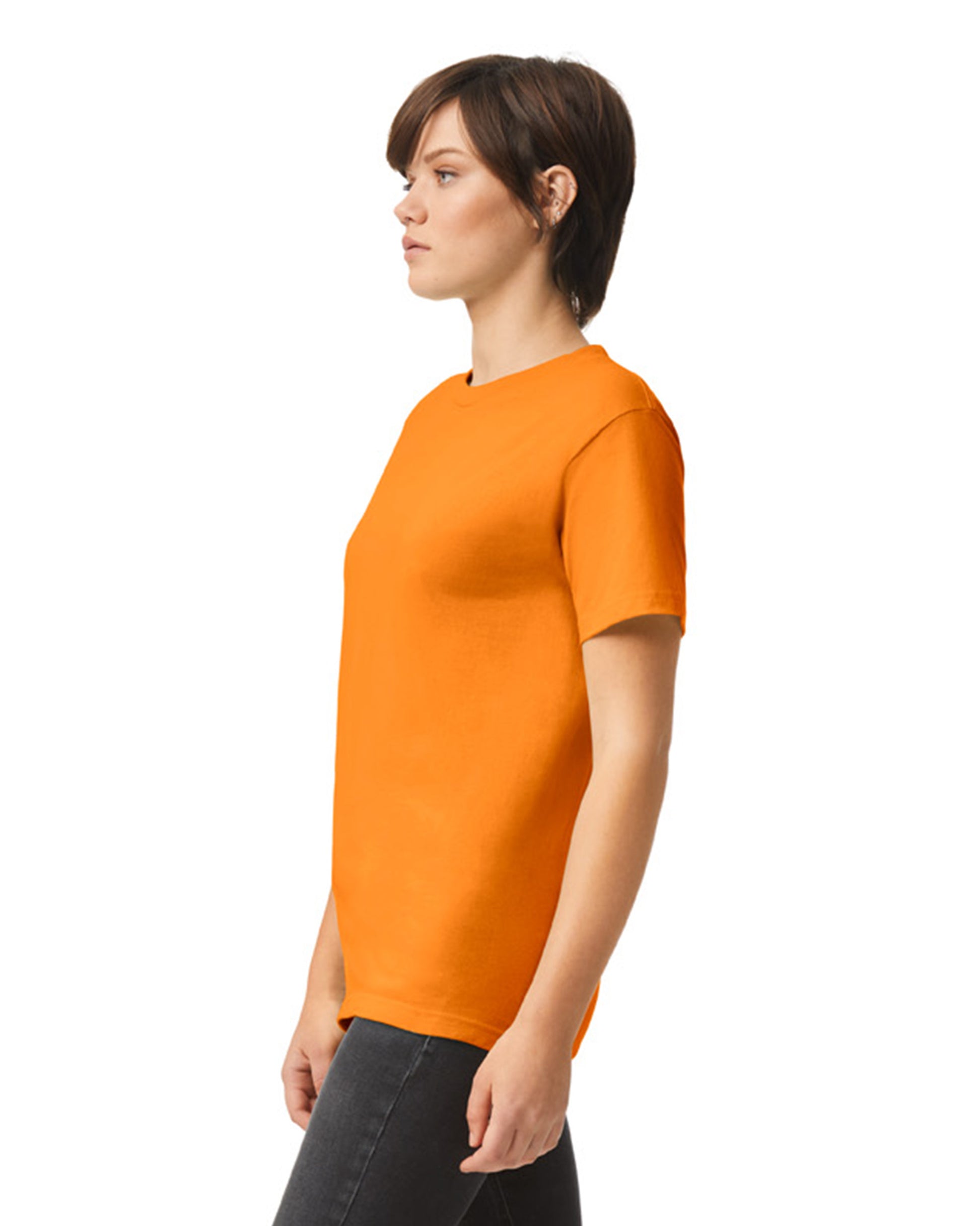 Unisex Heavyweight Cotton T-shirt - Orange