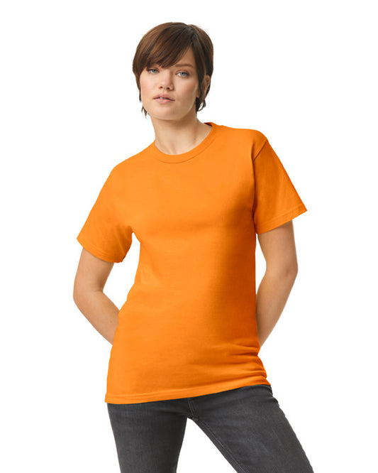 Unisex Heavyweight Cotton T-shirt - Orange
