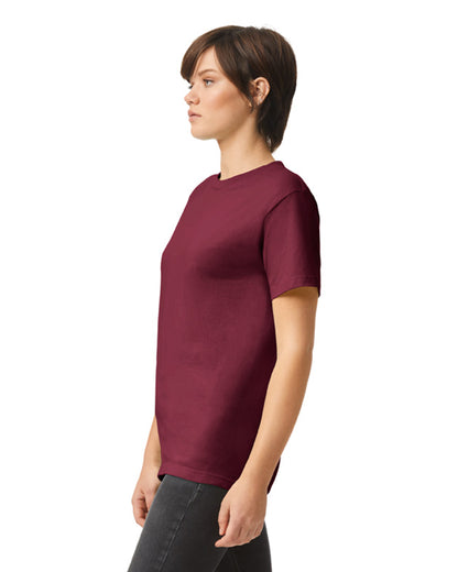 Unisex Heavyweight Cotton T-shirt - Burgundy