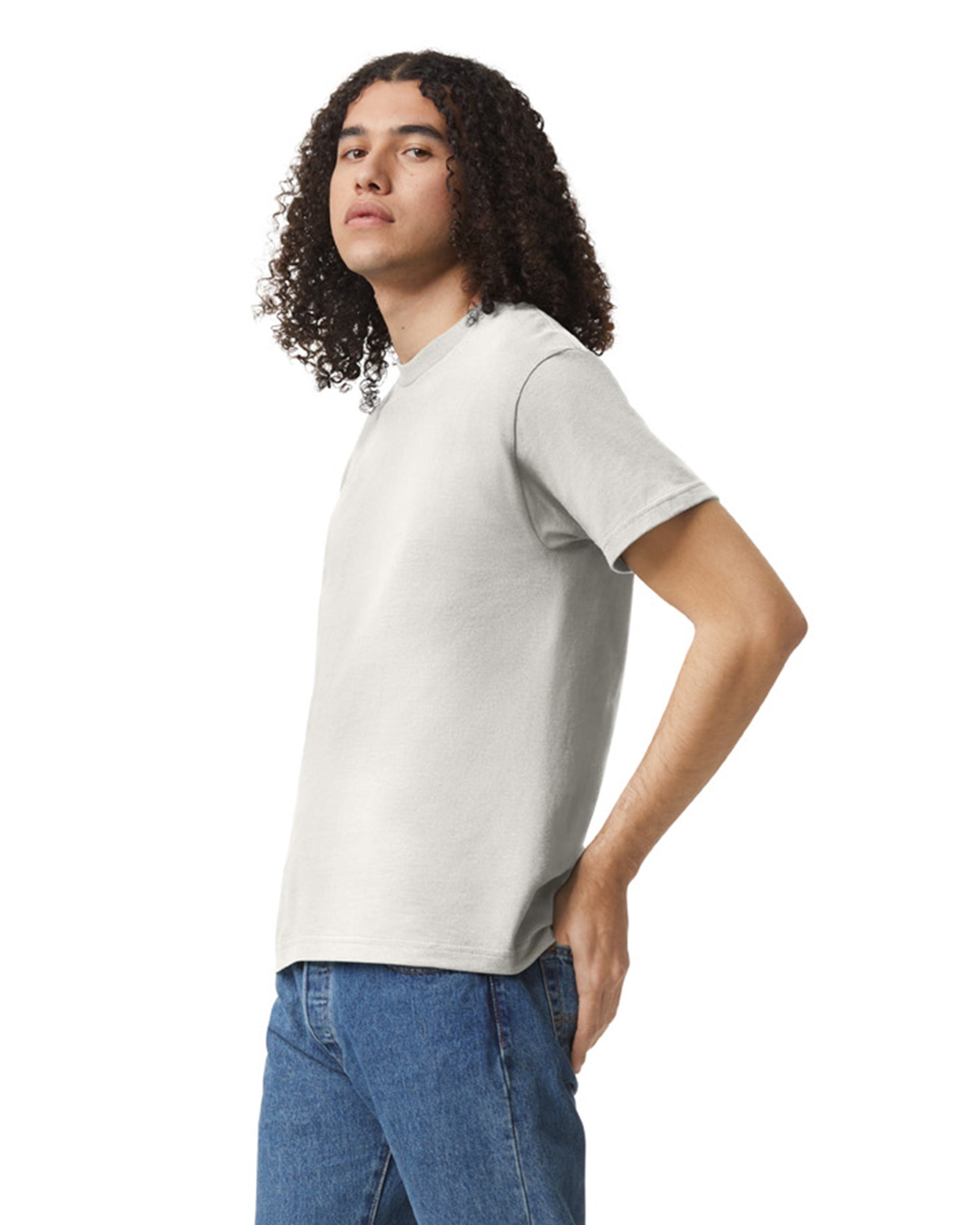 Unisex Heavyweight Cotton T-shirt - Ash