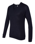 Unisex V-Neck Lightweight Sweater - Midnight