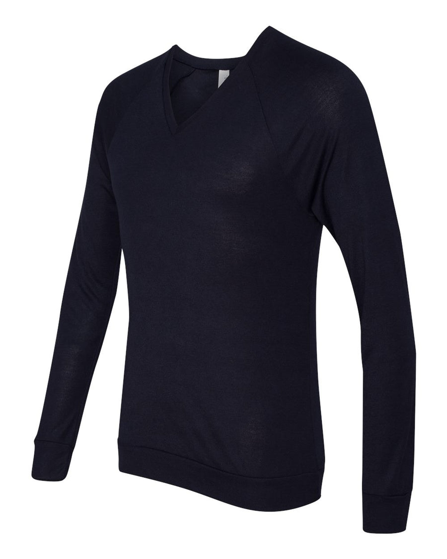 Unisex V-Neck Lightweight Sweater - Midnight