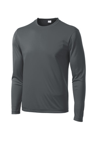 Unisex Long Sleeve PosiCharge Competitor Tee - Iron Gray
